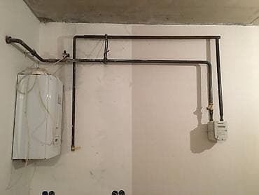 Окна на заказ: Настенный газовый водонагреватель белого цвета, оснащенный дымоходной — 7