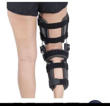 жесткий фиксатор коленного сустава: Отрез коленный наколенник отрез с регулировкой, Ортез на коленный — 3