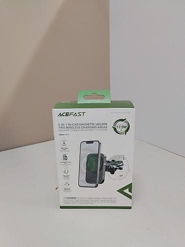 Автомобильный магнитный держатель с беспроводной зарядкой ACEFAST