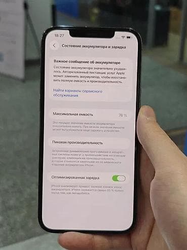 10 pro max: IPhone 12 Pro Max, Б/у, 256 ГБ, Графит, Защитное стекло, Чехол, Кабель, 76 % — 5