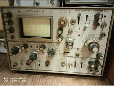 raspberry pi 4: Скупаем СССР приборы по выгодным ценам. Осцилограф. Чястотомер — 4