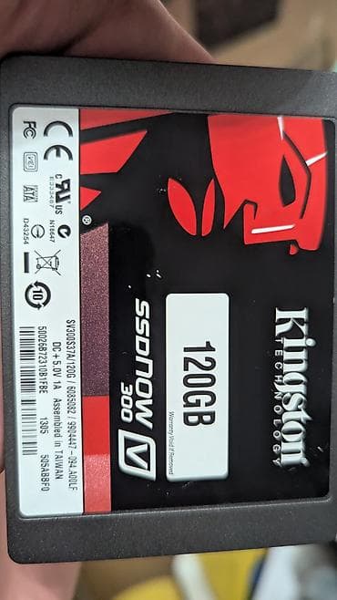ssd 120gb kingston ssdnow v300: Накопитель для ПК, Б/у, Kingston, SSD, 128 ГБ, 2.5", Для ПК — 2