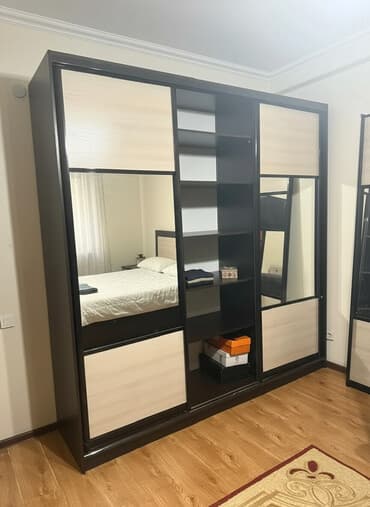 купить стол бу: Шкаф купе, С зеркалом, ЛДСП — 1