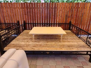 кровать качеля: Тапчан 3 x 3 x 3 м, Металл — 16