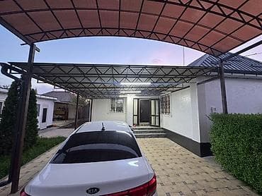 тынчтык ж м: Дом с благоустроенным двором и навесом для авто. - Одноэтажный дом с — 3