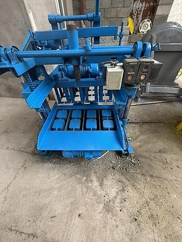 бу бетономешалка: Вибропресс для производства стеновых блоков + планетарный смеситель — 4