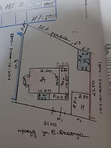 бишкек дом с магазином: 7 соток, Для строительства, Красная книга — 1