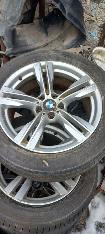 диски разноширокие на бмв х6: Колеса в сборе R 19, Лето, Б/у, Комплект, Внедорожные (АТ/МТ), Литые, отверстий - 5 — 1