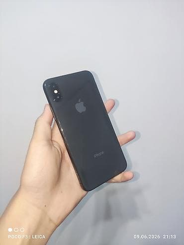 iphone 10 pro max: IPhone X, Б/у, 64 ГБ, Space Gray, 100 % — 1