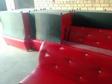 Банкетка, Без полок, цвет - Красный