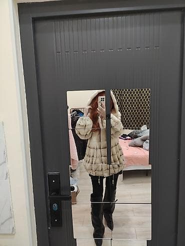 smart folio: Шуба, Бобер, Короткая модель, Турция, С капюшоном, M — 4