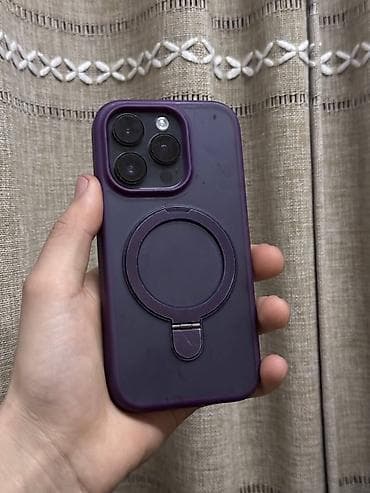 iphone battery: IPhone 14 Pro, Б/у, 128 ГБ, Черный, Зарядное устройство, Чехол, Кабель, 89 % — 8