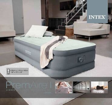 матрас кровать интекс: Надувной матрас, Новый, Односпальный, Intex, Бесплатная доставка, Платная доставка, Самовывоз, длина - 191 см — 1