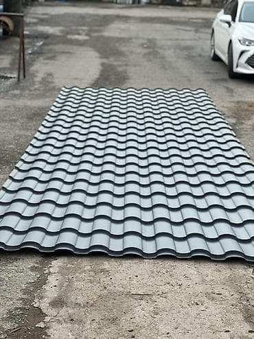 Металлочерепица волнистого профиля - Материал: стальной лист с at lalafo.kg Металлочерепица волнистого профиля - Материал: стальной лист с