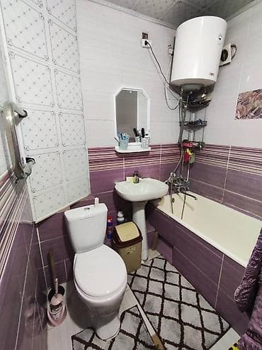 Квартиры: 3 комнаты, 58 м², Центральная мечеть 104 серия, 1 этаж, Косметический ремонт — 6