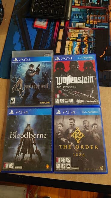 плесось: На английском языке все диски Bloodborne 1000 сом Wolfenstein new — 1