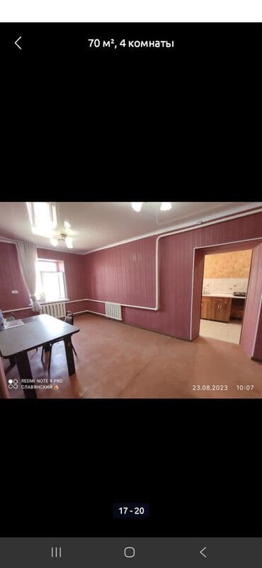 квартира бишкек аренда долгосрочно без посредников: Дом, 70 м², 4 комнаты, Собственник, Старый ремонт — 5