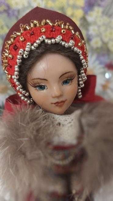 Авторская кукла в народном русском костюме - Ручная работа: скульпт и