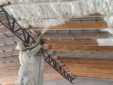 утепление домов фасадов: Утепление пеной Теплоизоляция ППУ Термоизоляция пенополиуретаном — 5