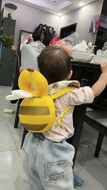 Балдар транспорту: Детская защитная шапка-сумка для головы при падении. НОВАЯ! Покупали — 4