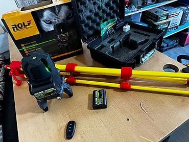 Үй жана бакча: Лазерный нивелир ROLF (Germany Technology), зелёный луч Описание: - — 3