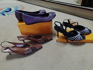 Мокасины и лоферы: Туфли новые, босоножки б/у, их состояние хорошее. Все они приобретены — 1