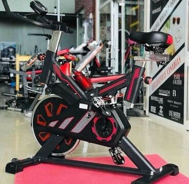 купить спортивную резину для тренировок: Спин-байк (велотренажёр) для дома и студийных тренировок - Прочная — 3