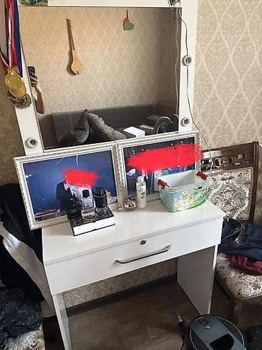 стол с тумбочками: Туалетный столик, Новый, Со шкафом — 4