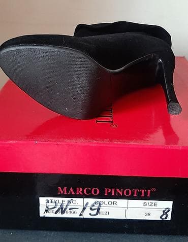 marco pini туфли: Ботильоны деми, материал замша, размер 38, новые . Высота каблука 10 — 5