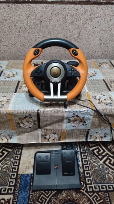 сколько стоит руль для компьютера: Игровой набор для гонок и консолей: - Руль PXN с педалями - — 4