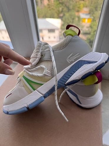 лакосте обувь: Кроссовки Lacoste Оригинал 💯в светлом оттенке, выполненные из — 2