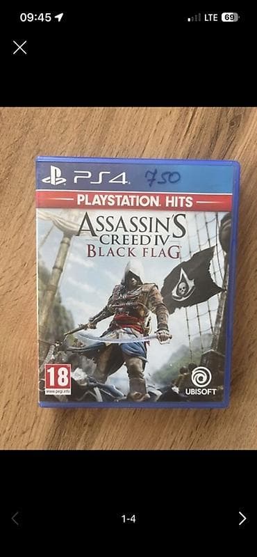 Диски для PS4: 1) Assassin’s Creed IV: Black Flag — из серии