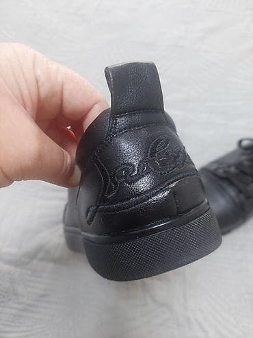 active 2: Мужские черные кожаные кеды-туфли с классической шнуровкой. Б/ув — 3