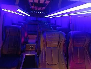Аренда транспорта: Mercedes-Benz Sprinter пассажирский микроавтобус (длинная база — 9