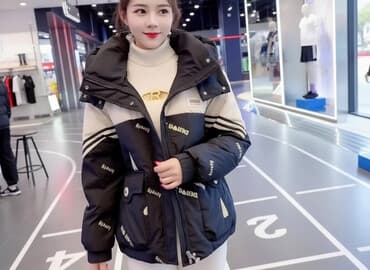 спортивные пуховики: Женская утеплённая куртка в спортивном стиле. Очень лёгкая! - Цвет — 1