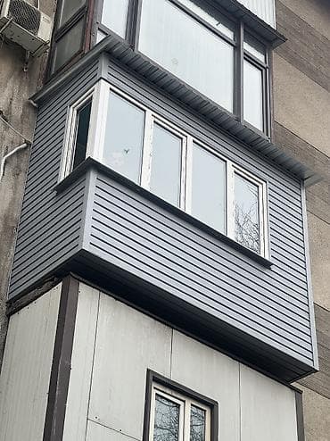 лоджия: Обшивка и остекление балконов/лоджий под ключ. Что делаем: - Наружная — 5