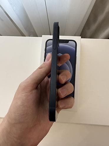 iphone в киргизии: IPhone 12, Б/у, 64 ГБ, Черный, 79 % — 2