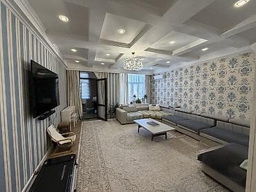 Продажа квартир: 3 комнаты, 121 м², Ак-Кеме (старый аэропорт) Элитка, 8 этаж, Евроремонт — 1