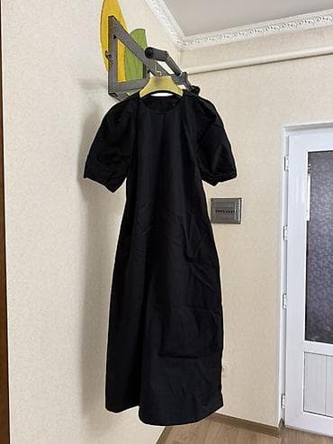 dress: Повседневное платье, Длинная модель, Хлопок, Оверсайз, S — 1