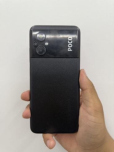 задаю: Poco Apple M5, Б/у, 64 ГБ, цвет - Черный, 2 SIM — 2