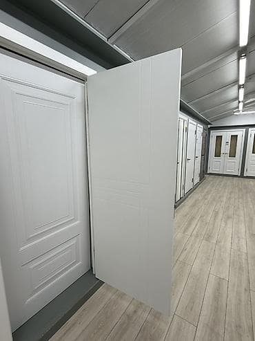 Межкомнатная дверь, белая - Современный гладкий дизайн с