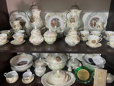 **Продаю посуду "Мадонна": 3 чайных комплекта и 1 столовый at lalafo.kg **Продаю посуду "Мадонна": 3 чайных комплекта и 1 столовый