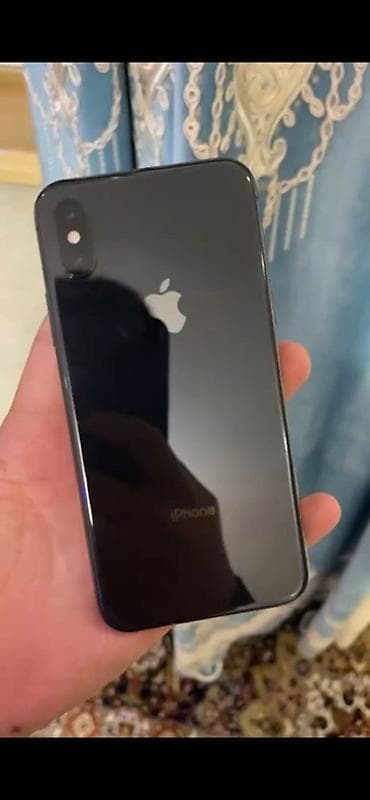 IPhone Xs, Б/у, 64 ГБ, Space Gray, Защитное стекло, Чехол, 81 %