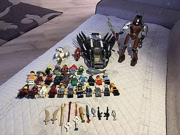клинки: Набор ОРИГИНАЛЬНЫХ LEGO: большая коллекция минифигурок и аксессуаров — 2