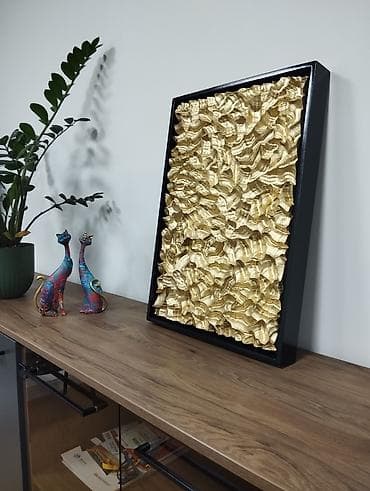картины на стену купить: Настенное панно «Золотой рельеф» - Тип: фактурное декоративное — 10