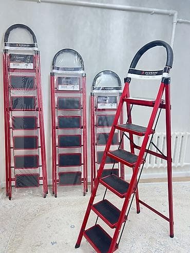 Строительная техника: Складная стремянка-лестница, Материал: Металл, Новый, Для дома, Высота: До 2 м — 1