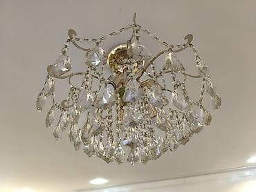 Люстралар: Потолочная люстра с подвесками 2шт, каждый по 3500сом - Стиль — 3