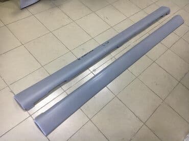 авто в распочку: Наружные накладки порогов BMW, Б/у, Аналог — 1