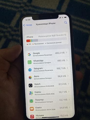 айфон x телефон: IPhone X, 64 ГБ, Space Gray, 100 % — 3