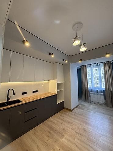 Батирлер: 1 бөлмө, 48 м², Пишпек Элитка, 4 кабат, Дизайнердик оңдоо — 3